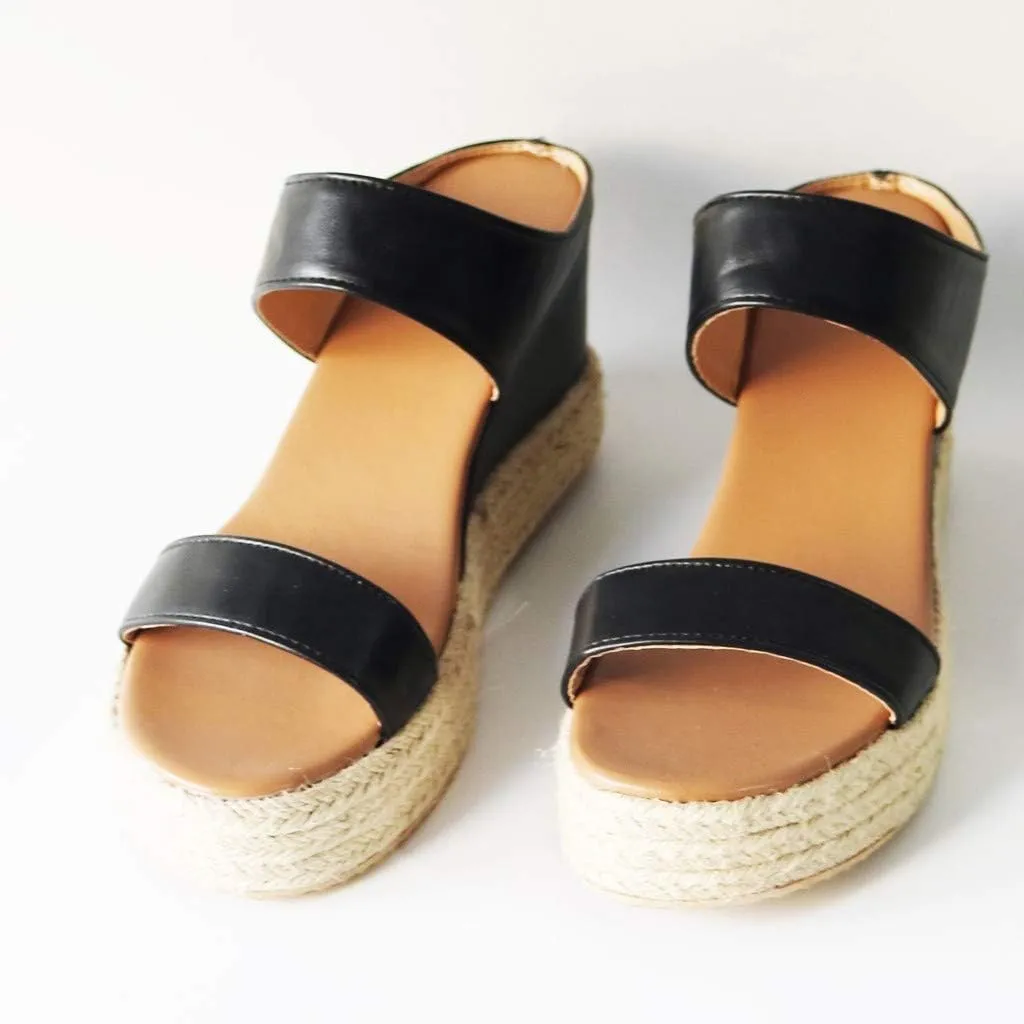 Yanzhenglip Platform Sandals Women, Womens Sandals Wedges Summer Casual High Heels Open Toe Espadrilles, Women'S Sandals With Arch Support